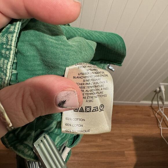 Free People We The Free Tahiti Cargo Pants Green Size Small - Picture 8 of 8